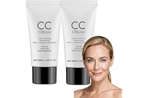 GENERIC Cc Cream for Older Women,Cc Cream With Spf 43,Self Adjusting for Mature Skin, Anti-Aging Sunscreen Foundatio with Moisturizer, Conceals, Moisture & Anti Aging