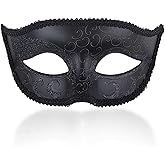 Ralleyfun Masquerade Mask for Men Women Couple Ventian Halloween Masks for Party Prom Ball