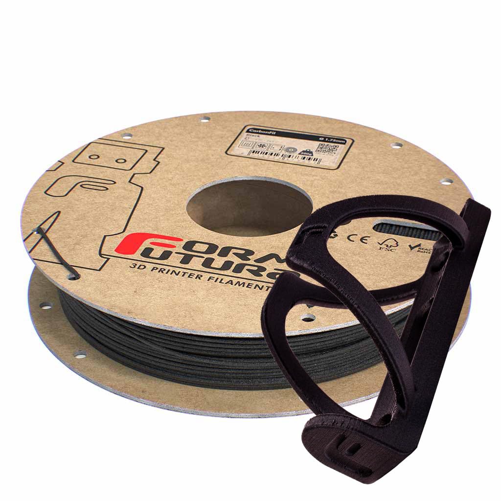 Formfutura 1.75mm CarbonFil - Black - 3D Printer Filament