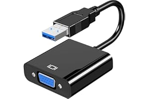USB3.0/2.0 to VGA Adapter - Multi-Display Video Converter, Full HD 1080P@60HZ, External Video Card for Desktop, Laptop, HDTV,