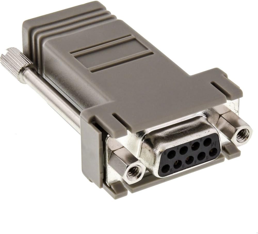 InLine® 68889AZ Adaptor 9 Pin DB9 Female to RJ12 Jack
