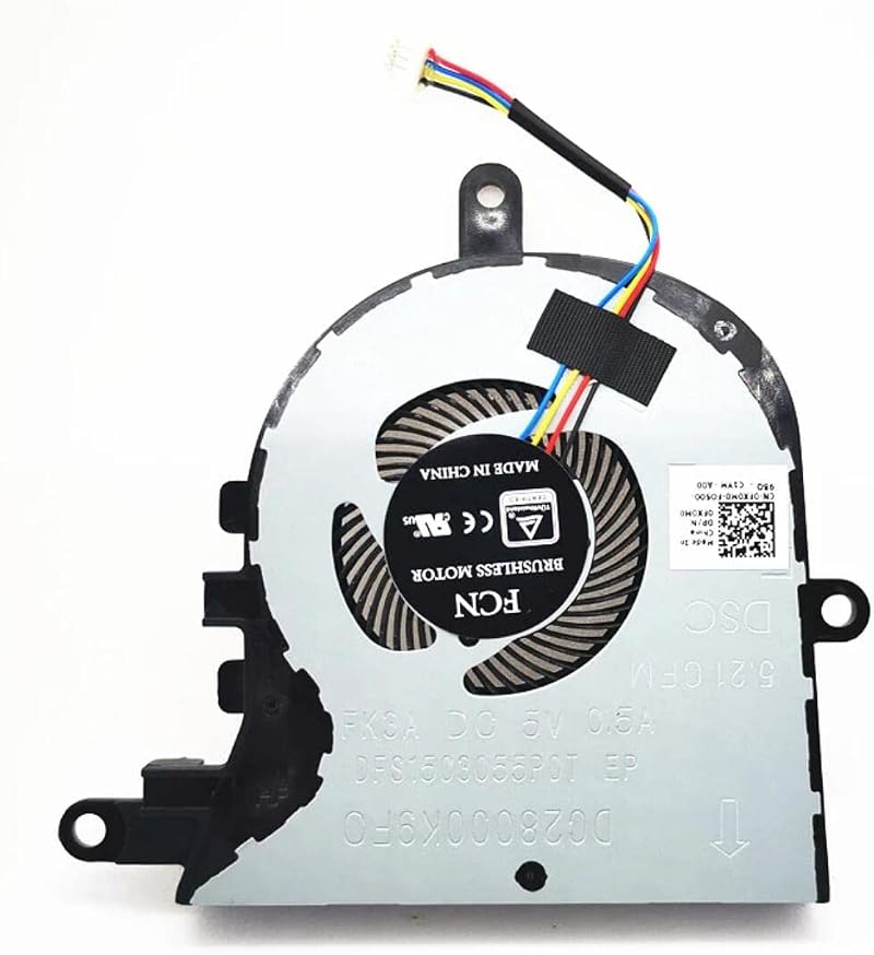 Fleshy Leaf CPU Cooling Fan for Dell Latitude 3590 5570 3780 Vostro 3580 3590