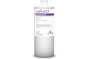 Volu Sol Fireplace Fuel, Ventless, Bio-Ethanol, Clean Burning/Eco-Friendly (1000mL /32 oz.) - (Each)