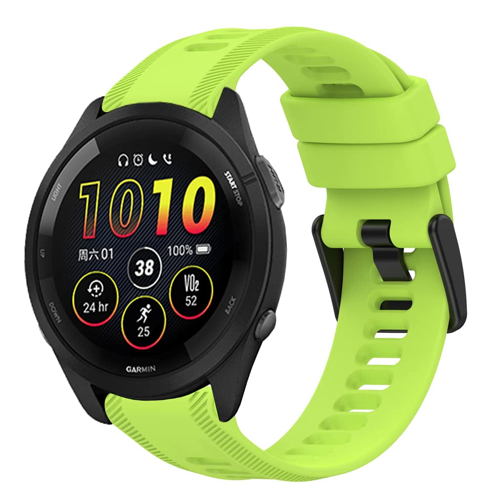 Tyogeephy Straps Compatible with Garmin Forerunner 965 Strap, Soft Sport Watch Strap Replacement Wristbands for Women Men