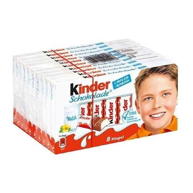 Amazon Com Kinder Chocolate Case 10x100g Chocolate Bars