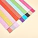 BENECREAT 18 Yards Lace Fabric Stretch Elastic 1.57 inches Wide Trim Lace for Headbands Garters Wedding Bouquet Making - 18 Colors 1 Yard Each