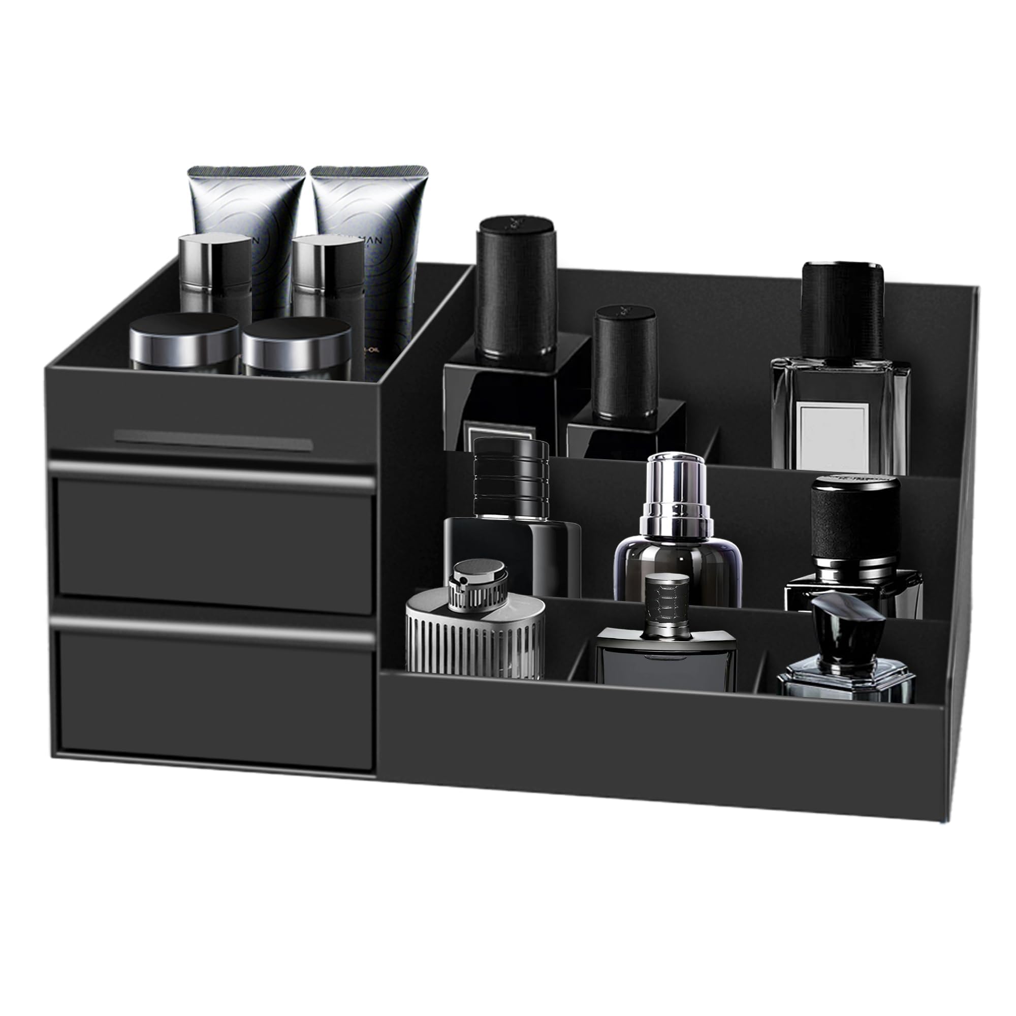 Photo 1 of ***MINOR DAMAGE*** Turesmith Mens Organizer,Perfume Organizer,Cologne Stand,Cologne Shelf,Perfume Stand,Organizador de Perfumes,Bathroom Countertop Storage,Shelf for Bathroom Counter,Mens Dresser,Men Bedroom