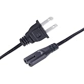 Power Cord Replacement for JBL Boombox 4 3 Speaker 8ft 2 Prong AC IEC C7 Power Cord Cable