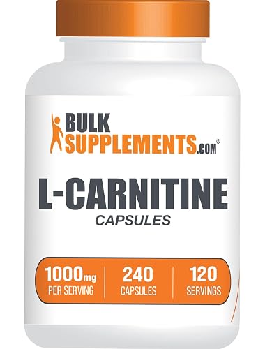 acetyl-l-carnitine foods BulkSupplements.com L-Carnitine 1000mg Capsules - Carnitine Supplement,  Amino Acid Supplement - Gluten Free, 2 Capsules per Serving (1000mg), 240  Count (Pack of 1) in Kenya