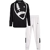 RBX Boys Jogger Set - 2 Piece Pullover Thermal Boys Hoodie & Tricot Jogger Pants - Athletic Sweatsuit Outfit (Sizes 8-12)