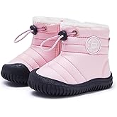BMCiTYBM Toddler Baby Snow Boots Winter Shoes Boys Girls Cold Weather Baby Faux Fur Shoes