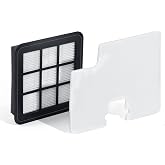 Aspiron Replacement Inlet HEPA-H12 Filter Part &amp; Outlet Sponge Part for AS-CA006 Canister Vacuum Cleaner, Washable, Vacuum Cleaner HEPA Style Filter Fits