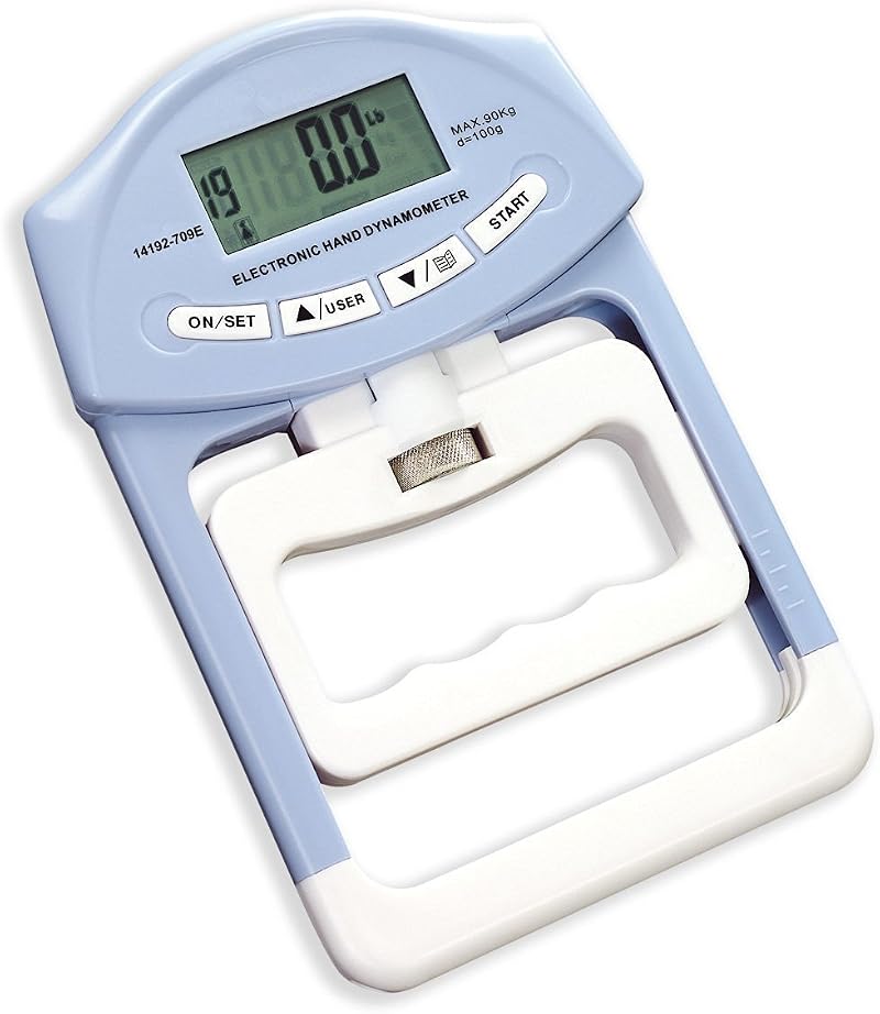 SUAVER Digital Hand Dynamometer 200lbs/90kg Grip Strength Meter Electronic