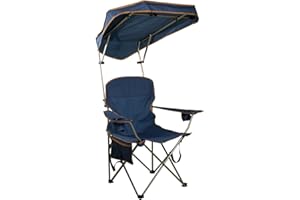 Quik Shade Max Shade High and Wide Folding Camp Tilt UV Sun Protection Canopy Chair