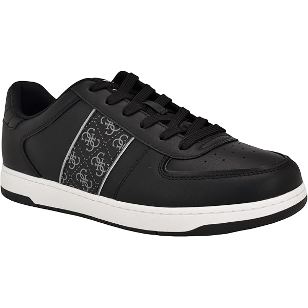 Felpa Con Cappuccio Uomo GUESS Eco Dalim Over – Cotone Biologico E Poliestere Riciclato, Con Grafica Riflettente, Nera - 2