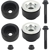 Radiator Rubber Mount Support Bushings &amp; Bolts | Fit for GM 1967-1989 Radiator Rubber Core Body Mount
