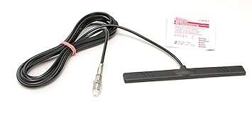Multiband Klebe- Antenne für LTE, 3G, 4G, GSM, UMTS, Bluetooth, WLAN, Wifi für Glasbefestigung Kabellänge 250cm Steckertyp: F