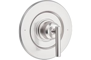 ZATEIRL T2901BN Shower Lever Handle Replacement Compateble with Moen T2901BN Gibson Posi-Temp Valve Trim Kit, Chrome Shower Trim Kit Shower Lever Handle (#2510 Valve Required) (Brushed Nickel)