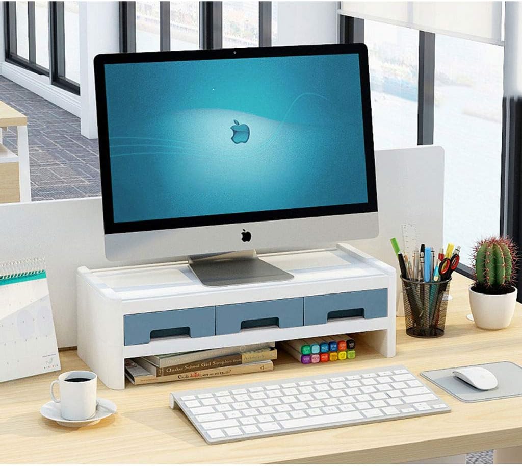 Soporte de Monitor/y cajón Organizador Soporte para Ordenador