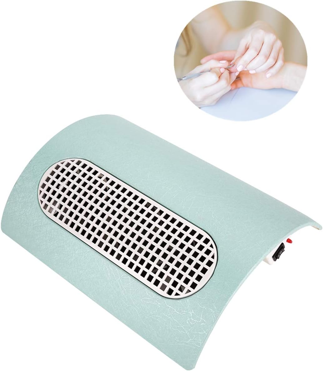 Nail Dust Collector, Fan Art Salon Suction Acrylic UV Gel Machine Manicure Pedicure Tools(01)