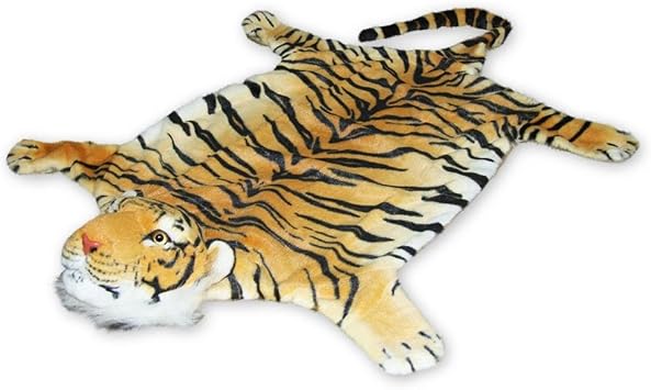 Amazon De Tigerfell Teppich Bettvorleger Tiger Fell Braun