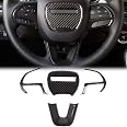 thumbnail image 2 of SHINEKA ABS Carbon Fiber Look Center Console Dash Trim Kit For 2015+ Dodge Challenger (4 Pieces, Gloss Finish) 2 of 5