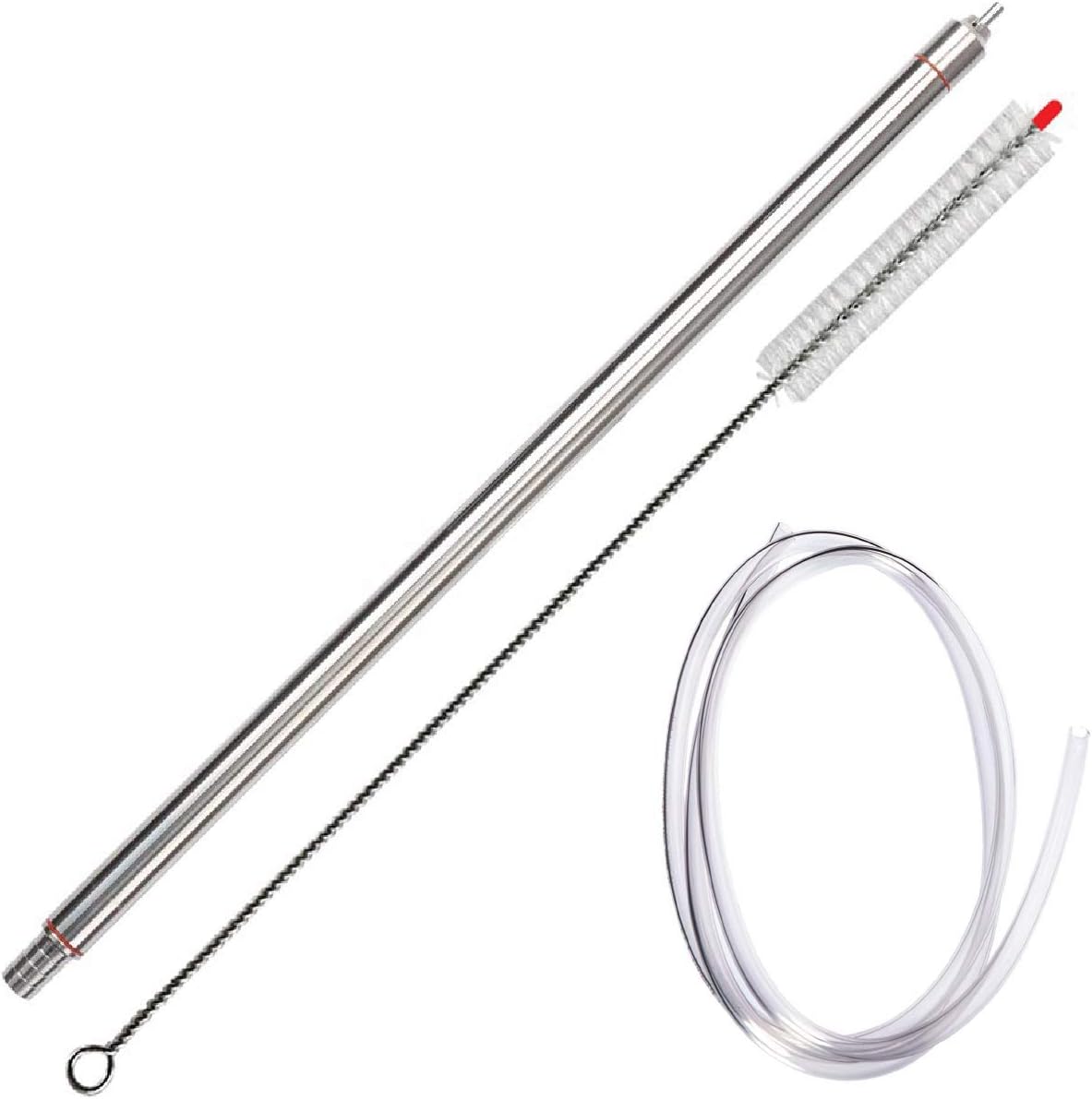 Professional Stainless Steel Spring Loaded Bottle Filler 14" Wand Kit