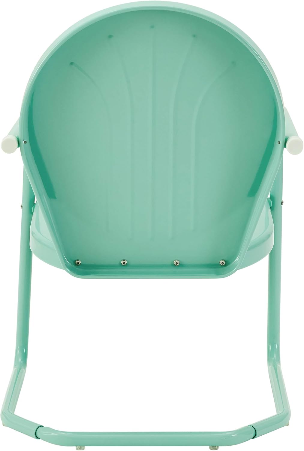 Crosley Furniture CO1001A-AQ Griffith Retro Metal Outdoor Chair, Aqua : Garden & Outdoor