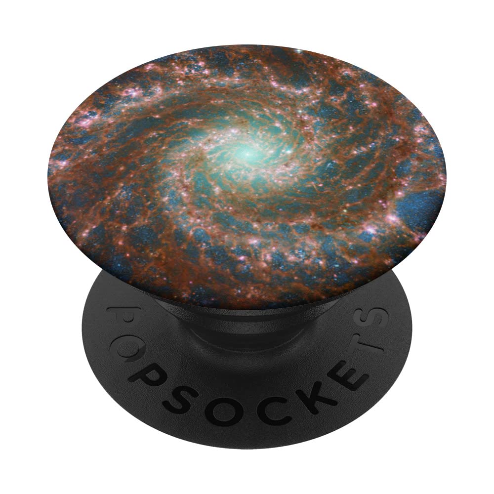 GO, WEBB, GO! Webb Space Telescope Phantom Galaxy M74 JWST PopSockets Swappable PopGrip