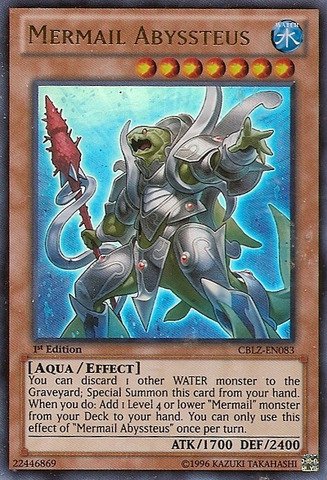 Yu-Gi-Oh! - Mermail Abyssteus (CBLZ-EN083) - Cosmo Blazer - Unlimited Edition - Ultra Rare