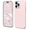 AOTESIER Shockproof Designed for iPhone 14 Pro Max Case, [Food Grade Silicone] [Military Drop Protection] with Anti-Scratch Lining Protective Phone Case for 14 ProMax, 6.7 inch, Chalk Pink