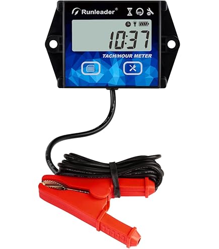 Lcd Digital Tachometer Gas Engine Tach/hour Meter Resettable Rpm Tester For 2 4 Stroke Engine Motorcycles With Maintenance Reminder Function