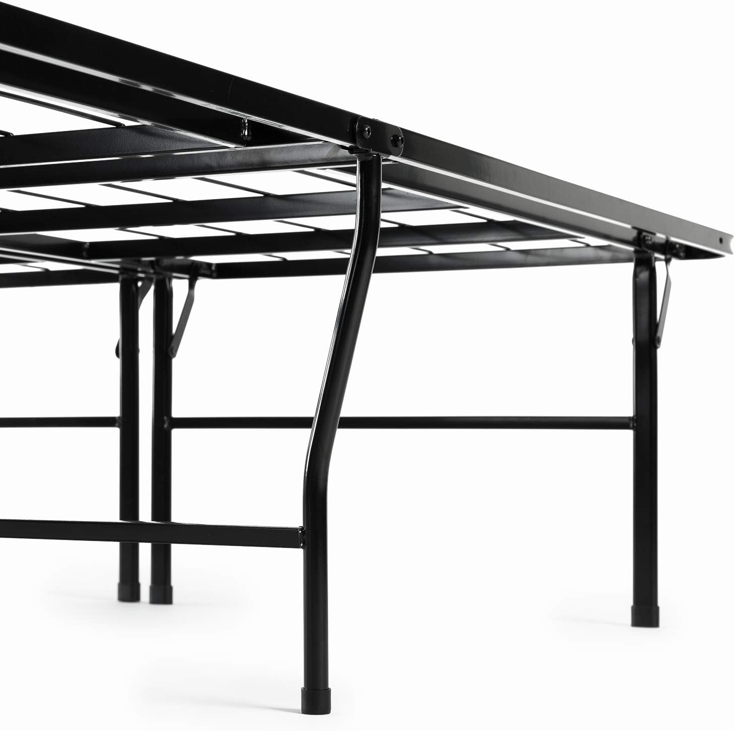 Zinus Casey 18-Inch SmartBase Mattress Foundation | 4" High Extra for under bed storage | No box spring required | Queen: Furniture & Decor