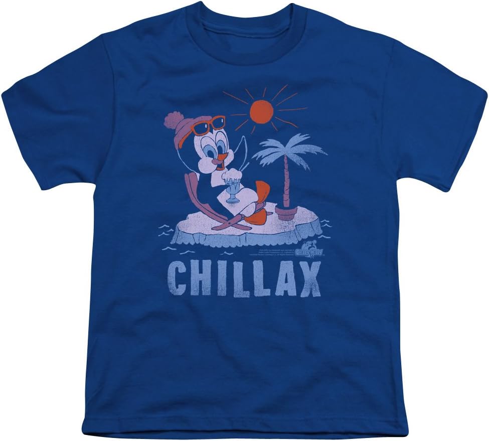 Chilly Willy Penguin Funny Cartoon Character Chillax Big Boys T-Shirt Tee