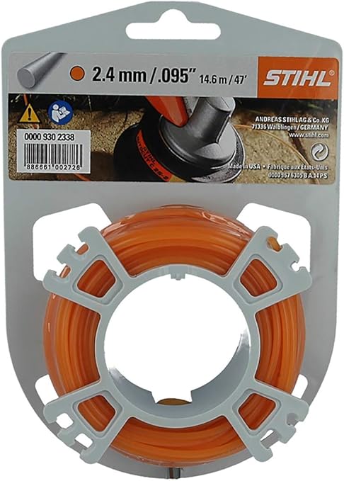 Stihl Trimmer Line Around 2 4 Mm X 15 2m Amazon Co Uk Garden Outdoors