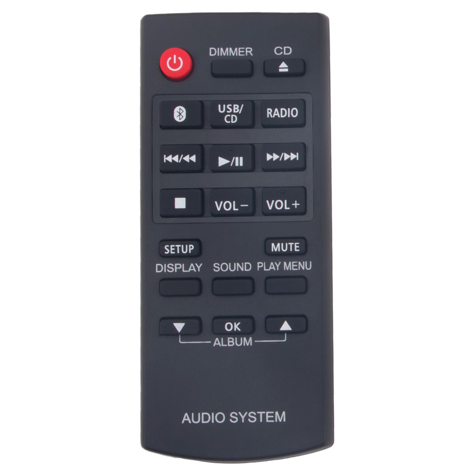 VINABTY Replacement Remote N2QAYB000984 Sub N2QAYB000944 N2QAYB001149 for Panasonic CD Stereo System SC-HC395EG SC-HC397EB SC-HC397EG SC-HC395 SC-HC397 SC-PM602 SA-PM602 SB-PM500 SC-HC302 SC-HC300