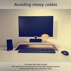 [Upgraded] USB Computer /Laptop Speaker with Stereo