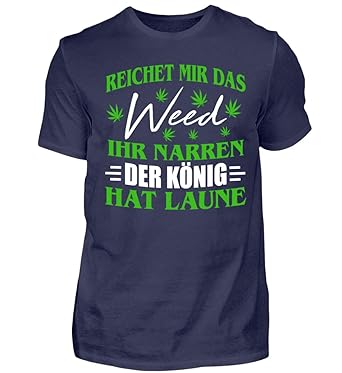 Hanf Shirt/Kiffer/Gras/Cannabis/Marihuana/Weed/Pulli/Pullover/Hoody/T-Shirt/Bong/Rauchen/Dope/Ganja/Amsterdam - Herren Premiu