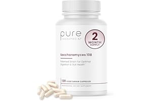 Saccharomyces Boulardii Probiotics 10 Billion CFU Made in USA | No Fillers Patented Strain: Lynside CNCM I-3799 Probiotics for Men and Women | Pure TheraPro Rx, Pharma Grade 120 Count