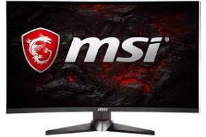 msi Full HD Gaming Red LED Non-Glare Super Narrow Bezel 1ms 2560 x 1440 144Hz Refresh Rate 2K Resolution Free Sync 27” Curved
