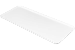 Carlisle FoodService Products 1230FMT301 Food Service Display Tray, 30" x 12", White (Pack of 12)