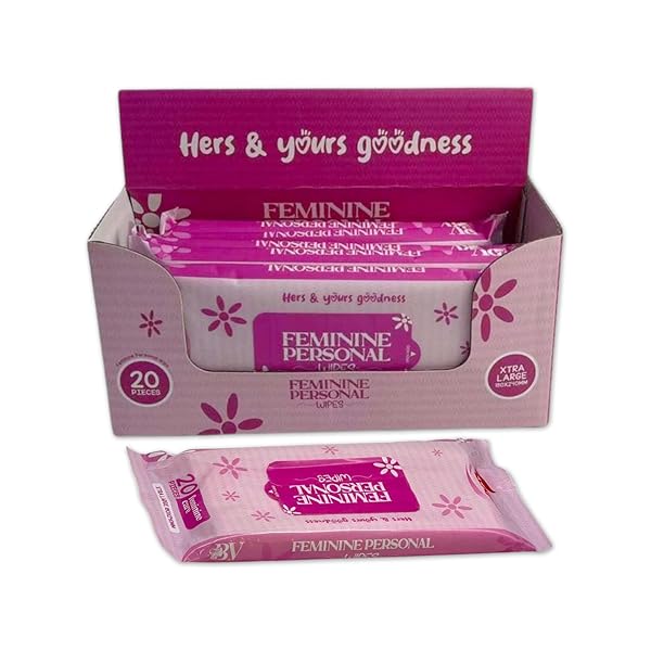LEAF ULTIMATE FEMININE CARE, EXTRA-LARGE WIPES FOR WOMEN, PH BALANCE FEMININE WIPES WITH NATURAL INGREDIENTS, TRAVEL-FRIENDLY, ALCOHOL-FREE, ECO-FRIENDLY PERSONAL CLEANSING WIPES