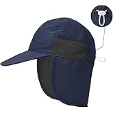 Durio Infant Sun Hat with Neck Flap UPF 50+ Sun Protection Baby Summer Hat Breathable Lining Toddler Beach Hat for Boys Girls