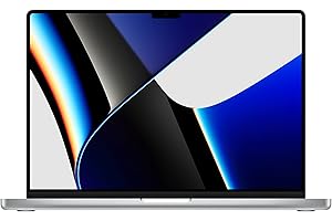Apple 2021 MacBook Pro (16-inch, Apple M1 Max chip with 10‑core CPU and 32‑core GPU, 32GB RAM, 1TB SSD) - Silver - French