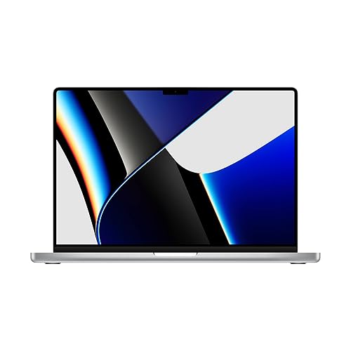 Apple Late 2021 MacBookPro with Apple M1 Pro chip (16-inch, 16GB RAM, 1TB SSD) Silver (Renewed)