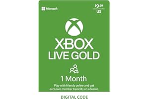 Xbox Live Gold: 1 Month Membership [Digital Code]