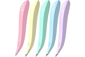 THINKLEARN 5 PCS Staple Remover Tool, Magnetic End for Staple Collecting, Multicolored Stapler Remover Staple Puller for Quick and Effortless Staple Removal, for Office, School, Home Use