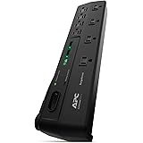 Power Strip with USB Charging Ports, Surge Protector P8U2, 2630 Joules, Flat Plug, 8 Outlets