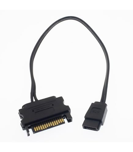 Amazon.com: 6in Slimline SATA to SATA Adapter with Power - F/M