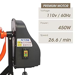 Oarlike Electric Concrete Mixer 4.2 Cu Ft Portable